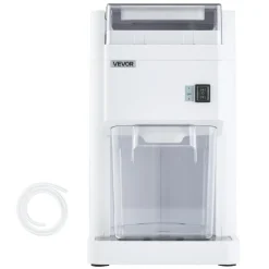 VEVOR Commercial Ice Shaver Machine, 661 LBS/H Electric Ice Crusher with Replaceable Container, 350W Premium Motor, 4 Blades, Shaved Snow Cone Machine Ice Maker for Dessert Shop Bar Party, Silver