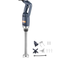 VEVOR Commercial Immersion Blender 500W Power, Hand Held Mixer with 15.7-Inch 304 Stainless Steel Removable Shaft, Electric Stick Blender Variable Speed 4000-16000RPM
