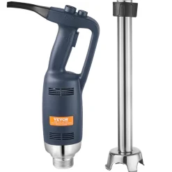 VEVOR Commercial Immersion Blender, 350W Heavy Duty Hand Mixer, 20 inch Stepless Variable Speed Mixer with Stainless Steel Blade, Multi-Purpose Portable Mixer for Soup, Sauces, Mashed Potatoes, Cream