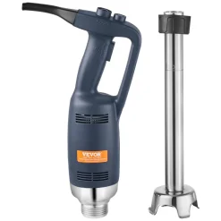 VEVOR Commercial Immersion Blender, 350W Heavy Duty Hand Mixer, 16 inch Stepless Variable Speed Mixer with Stainless Steel Blade, Multi-Purpose Portable Mixer for Soup, Sauces, Mashed Potatoes, Cream