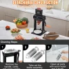 VEVOR Commercial Meat Tenderizer, Heavy Duty Stainless Steel Meat Tenderizer Machine, Quick and Easy Manual Operation Kitchen Tool, 5.8" Feed Port for Beef, Turkey, Chicken, Pork, Steak, and Fish