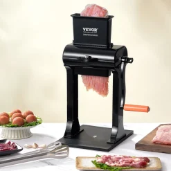 VEVOR Commercial Meat Tenderizer, Heavy Duty Stainless Steel Meat Tenderizer Machine, Quick and Easy Manual Operation Kitchen Tool, 5.8