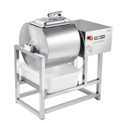 VEVOR Commercial Meat Tumbler Marinator, 40L Vacuum Tumbler Marinating Machine with Bidirectional Rotation and 3-Speed, Stainless Steel Vacuum Curing Machine for Chicken Pork Fish, Steak House
