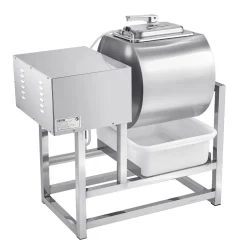 VEVOR Commercial Meat Tumbler Marinator, 40L Vacuum Tumbler Marinating Machine with Bidirectional Rotation and 3-Speed, Stainless Steel Vacuum Curing Machine for Chicken Pork Fish, Steak House