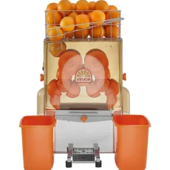 VEVOR Commercial Orange Juicer Machine, 120W Electric Orange Juice Press, Stainless Steel Orange Squeezer for 20 per Minute, Lemon Citrus Pomegranates Extractor with Peels Collecting Bucket
