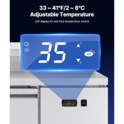 VEVOR Commercial Refrigerator, 44