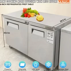 VEVOR Commercial Refrigerator, 48