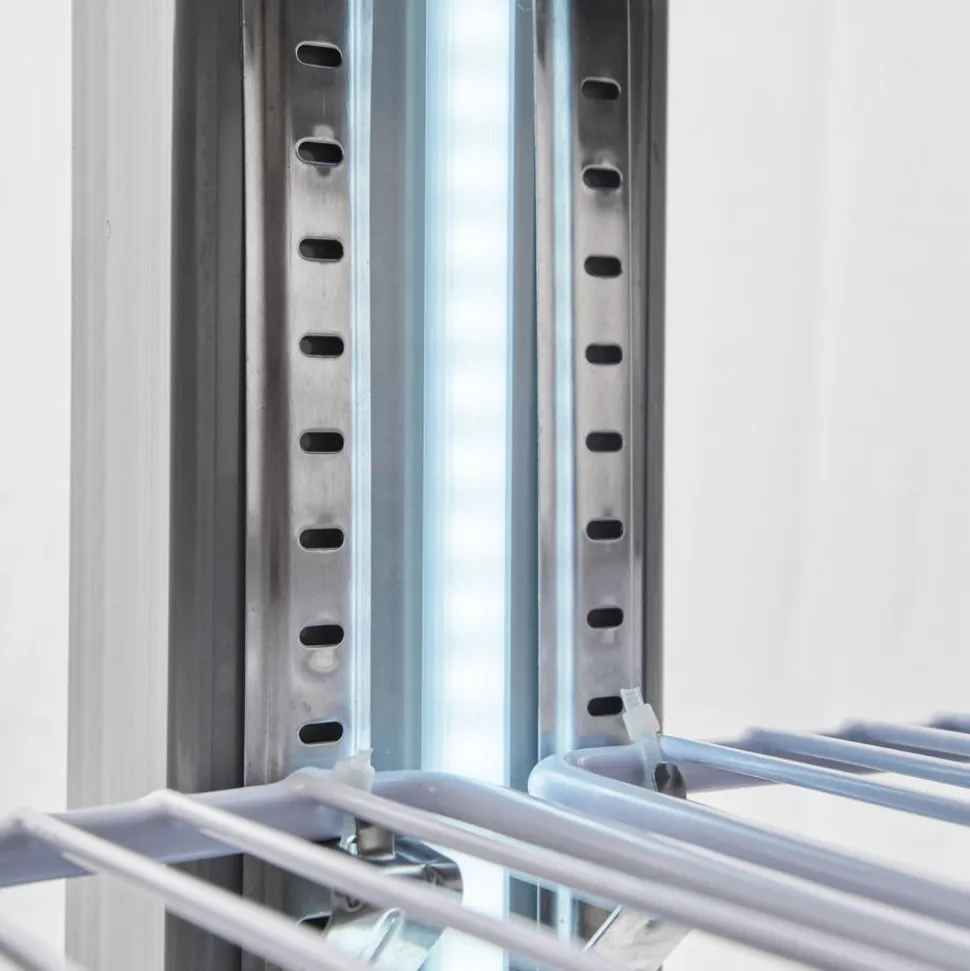 VEVOR Commercial Refrigerator, 31.89 in Width Reach In Upright Refrigeration Double Door, 32.1 Cu.ft Auto-Defrost Stainless Steel Refrigerator with 8 Adjustable Shelves, 32 to 50℉ Temp Range, 4 Wheels