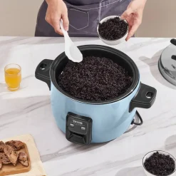 VEVOR Commercial Rice Cooker, 40-Cup Rice Cooker, 8.45 Qt / 8 Liter Large Rice Cooker and Warmer with Nonstick Inner Pot, Fast Cooking and 24-Hour Keep Warm, with Rice Cup and Paddle, for Restaurant