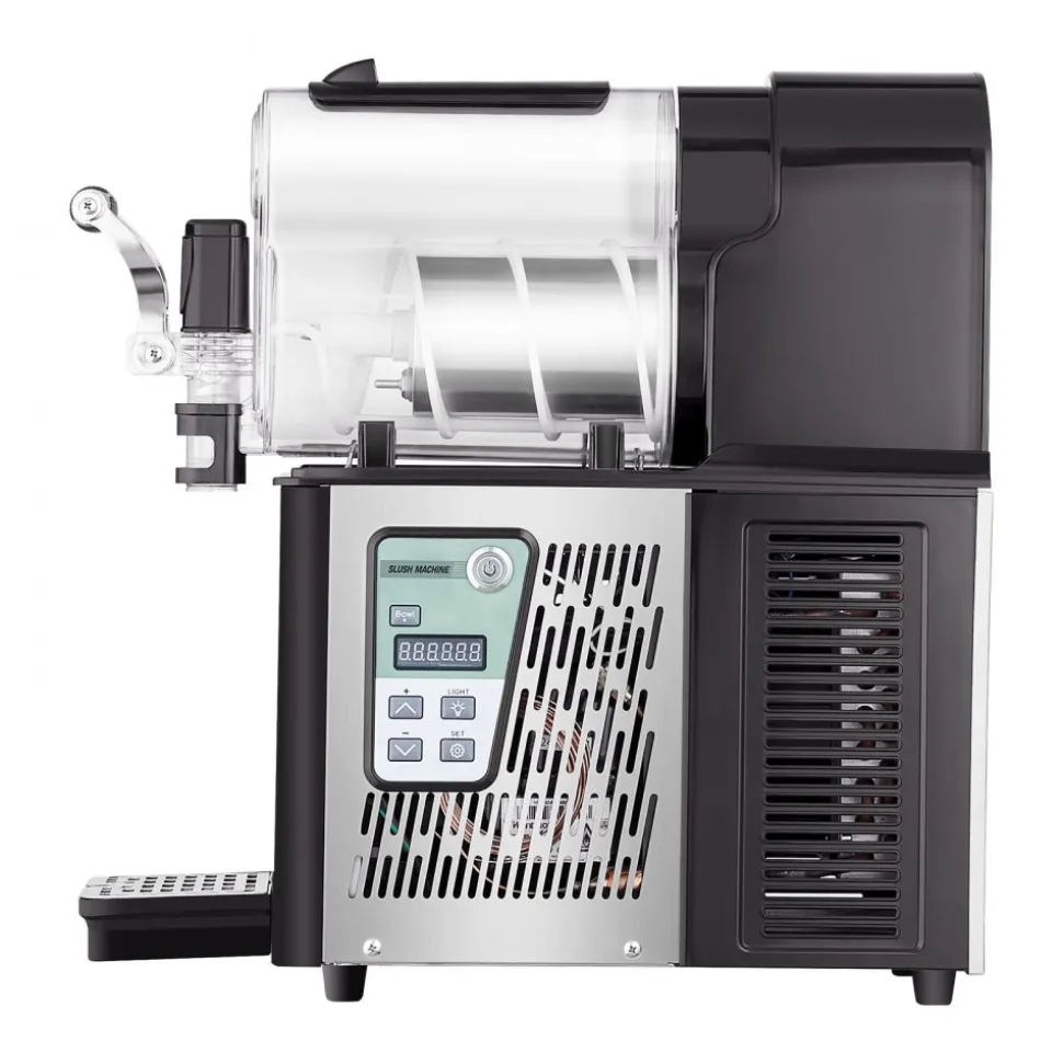 VEVOR Commercial Slushy Machine, 3L Single Tank Frozen Drink Machine, 12 Cups Stainless Steel Margarita Smoothie Frozen Drink Maker, Slushie Maker for Home Party Restaurants Cafe Bars