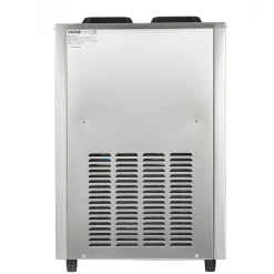 VEVOR Commercial Slushy Machine, 2 x 12L / 3.17 Gal Double Tanks, Cool and Freeze Modes, Stainless Steel Margarita Smoothie Frozen Drink Maker, Slushie Machine for Party Cafes Restaurants Bars Home