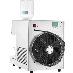 VEVOR Commercial Snowflake Ice Machine, 573LBS/24H Snowflake Ice Maker, Stainless Steel Ice Shaver Machine, Electric Snow Cone Maker, Air Cooling System for Rapid Heat Dissipation, for Bakery, Cafe