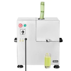 VEVOR Commercial Sugar Cane Juicer, 110LBS/H High Output Sugarcane Juicer Machine with 3 Stainless Steel Rollers, 2.4
