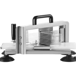 VEVOR Commercial Tomato Slicer, 1/4 inch Tomato Cutter Slicer, Stainless Steel Heavy Duty Tomato Slicer Machine, Manual Tomato Slicer with Non-slip Feet, for Cutting Tomatoes, Cucumbers, Bananas