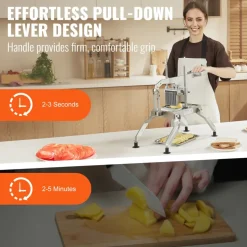 VEVOR Commercial Vegetable Slicer, 3/8