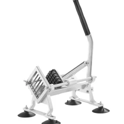 VEVOR Commercial Vegetable Slicer, 1/2 inch Fruit Slicer, Stainless Steel and Aluminum Alloy Vegetable Cutter Slicer Machine, Manual Slicer with Non-slip Feet, for Radishes, Onions, Potatoes, Lemons