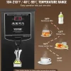VEVOR Commercial Water Boiler, Electric Hot Water Dispenser with 316 Stainless Steel Heating Tube, 1500W Step-by-step Fast Heating 50L per Hour Hot Water Boiler, for Coffee Tea Restaurant Office