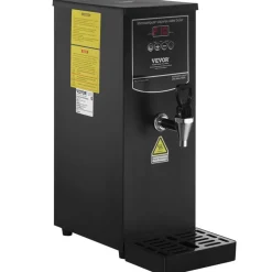 VEVOR Commercial Water Boiler, Electric Hot Water Dispenser with 316 Stainless Steel Heating Tube, 1500W Step-by-step Fast Heating 50L per Hour Hot Water Boiler, for Coffee Tea Restaurant Office