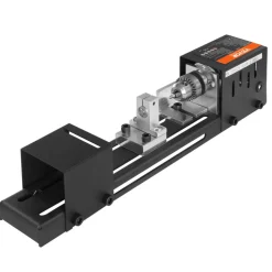 VEVOR Compact Lathe Machine, Dimensions 2.76 x 6.3 inches, 24VDC 96W, Includes Milling Machine Accessories, Features 7 Adjustable Speeds Ranging from 4220 to 8450 RPM, Ideal for DIY Woodworking and