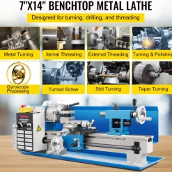 VEVOR Compact Metal Lathe, 7