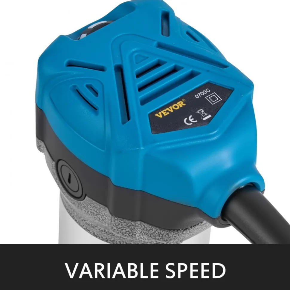 VEVOR Compact Router 1.25HP With Fixed Base, Plunge Base and Tilt Base, Variable Speed Wood Router Kit Max Torque 30,000RPM 800W For Woodworking & Furniture Manufacturing