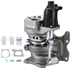 VEVOR Complete Turbo Turbocharger Kit with Solenoid Valve, Compatible with Honda Civic 2016-2020 L4 1.5L, Replace# 49373-07012, 49373-07013, 49373-07015, 49373-07014, 49373-07011, 18900-5AF-H010-M3