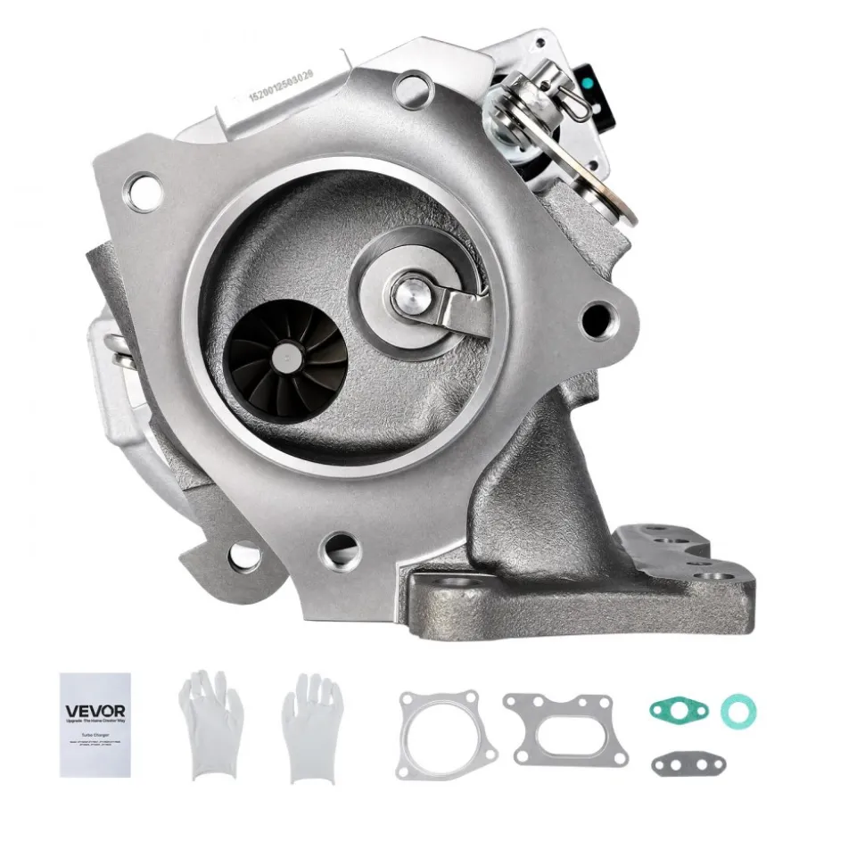 VEVOR Complete Turbo Turbocharger Kit with Solenoid Valve, Compatible with Honda Civic 2016-2020 L4 1.5L, Replace# 49373-07012, 49373-07013, 49373-07015, 49373-07014, 49373-07011, 18900-5AF-H010-M3