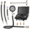VEVOR Compression Tester Adapter Kit, 9 Pcs Automotive Engine Cylinder Leak Down Compression Test, Accurate Dual Scale Pressure Gauge 0-300 psi, with Long Reach Hoses and Case for Engine Cylinders