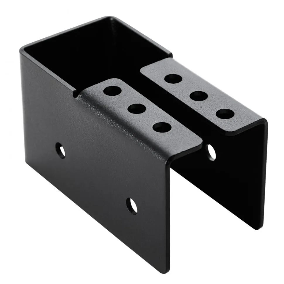 VEVOR Concealed Joist Hanger, 2x4 Inch Outdoor Concealed-Flange Joist Bracket with Screws, Steel Light Joist Hangers for 1.93 x 3.62 Inch / 49 x 92 mm Beam, Swing, Fence, Wooden Slides, 24 Pcs