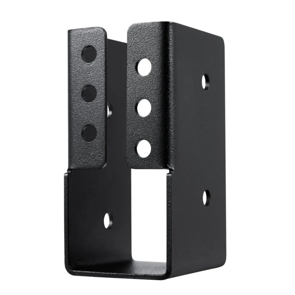 VEVOR Concealed Joist Hanger, 2x4 Inch Outdoor Concealed-Flange Joist Bracket with Screws, Steel Light Joist Hangers for 1.93 x 3.62 Inch / 49 x 92 mm Beam, Swing, Fence, Wooden Slides, 24 Pcs