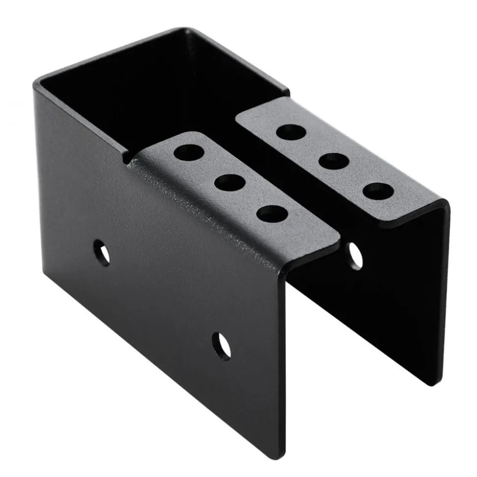 VEVOR Concealed Joist Hanger, 2x4 Inch Outdoor Concealed-Flange Joist Bracket with Screws, Steel Light Joist Hangers for 1.93 x 3.62 Inch / 49 x 92 mm Beam, Swing, Fence, Wooden Slides, 12 Pcs