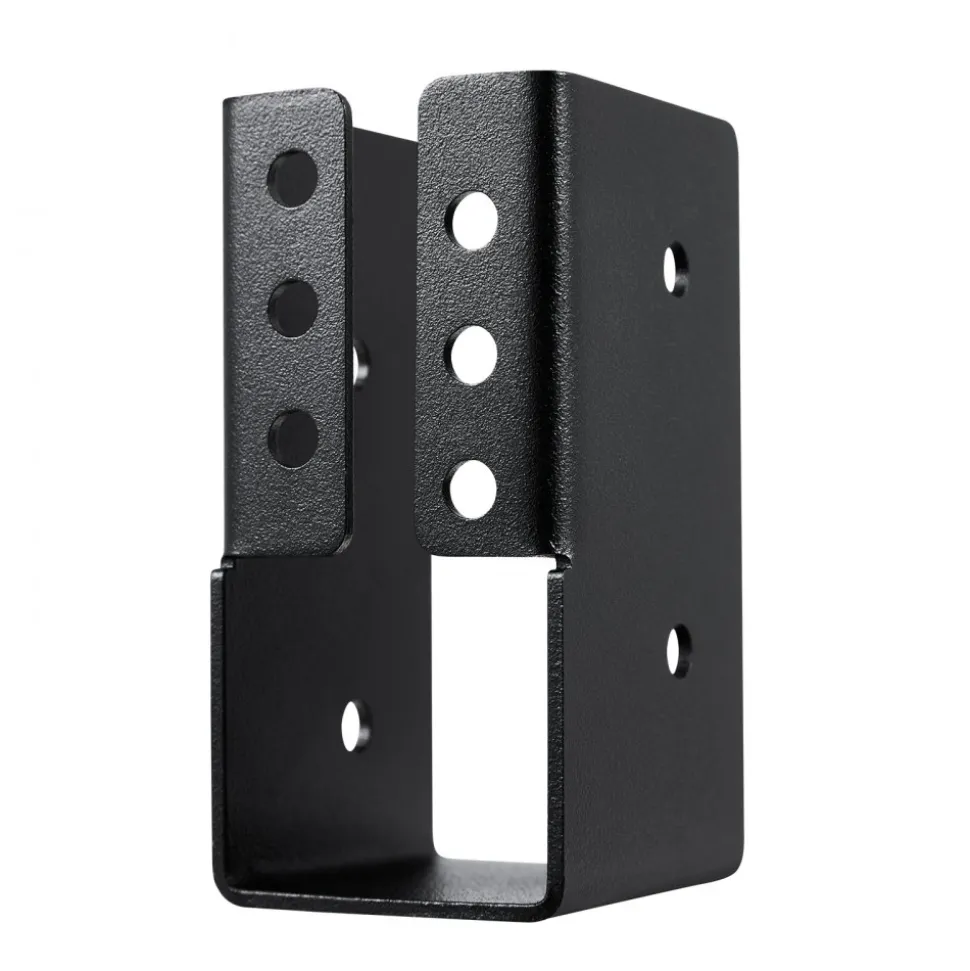 VEVOR Concealed Joist Hanger, 2x4 Inch Outdoor Concealed-Flange Joist Bracket with Screws, Steel Light Joist Hangers for 1.93 x 3.62 Inch / 49 x 92 mm Beam, Swing, Fence, Wooden Slides, 12 Pcs