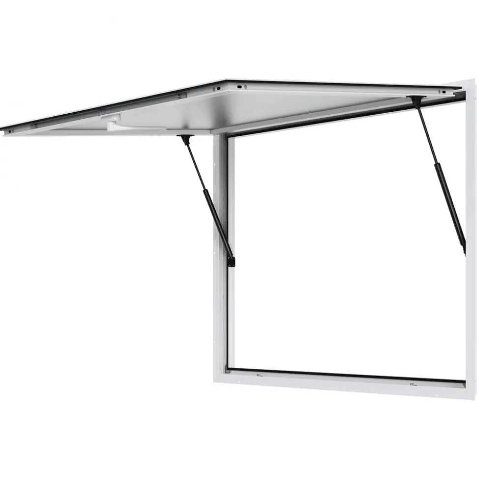 VEVOR Concession Window for Food Truck, 48"x36" Aluminum Alloy Food Truck Service Window, Up to 85 Degrees Stand Serving Window with Awning Door & Drag Hook, for Food Trucks Concession Trailers