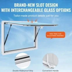 VEVOR Concession Window for Food Truck, 48