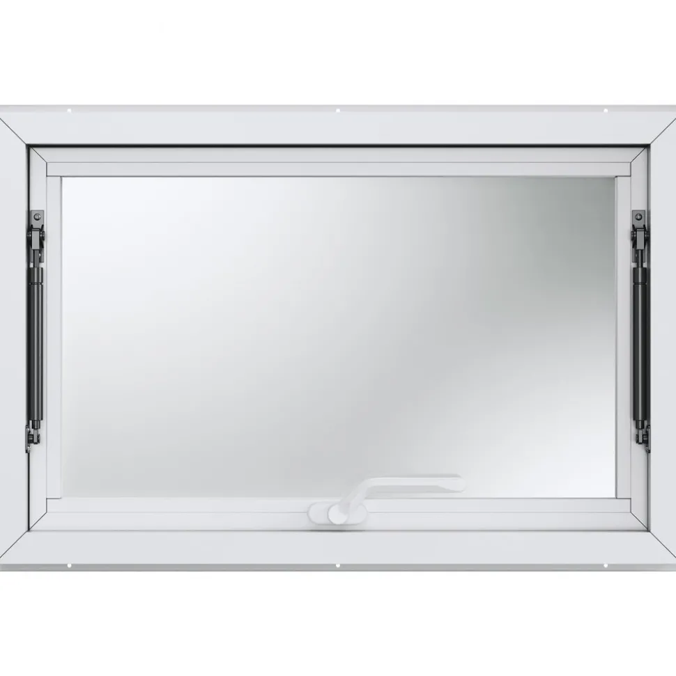 VEVOR Concession Window for Food Truck, 36"x24" Aluminum Alloy Food Truck Service Window, Up to 85 Degrees Stand Serving Window with Awning Door & Drag Hook, for Food Trucks Concession Trailers