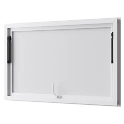 VEVOR Concession Window 60x36 in Aluminum Alloy Frame Service Window, for Food Truck, Up to 85 Degrees Stand Serving Windows with Awning Door and Drag Hook, Rainwater Resistant for Concession Trailer