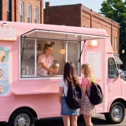 VEVOR Concession Window 60x36 in Aluminum Alloy Frame Service Window, for Food Truck, Up to 85 Degrees Stand Serving with 4 Sliding Screen Windows, Awning Door and Drag Hook, Rainwater Resistant
