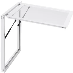 VEVOR Concession Window 36x36 in, Aluminum Alloy Frame Service Window for Food Truck, Up to 85 Degrees Stand Serving Window with Awning Door and Drag Hook, Rainwater Resistant for Concession Trailers