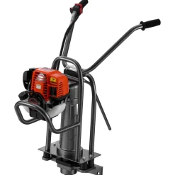VEVOR Concrete Power Screed Gas-Powered Leveling Machine 1.16HP Engine, 4 Stroke Vibrating Screed, Flexible Shaft Drive, Adjustable Handle, Support Legs for Patio, Driveway, Floor Finishing, Jobsite