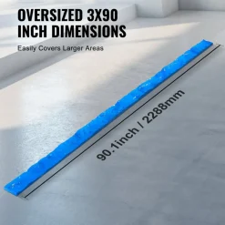 VEVOR Concrete Stamps, 91 x 3 inch, Concrete Molds Rectangular Polyurethane Stamp Stone Tile Texture Mat, Slate floor Imprint Seamless Stamp Mat Concrete Texturing Skin for Outdoor Decorative, Blue