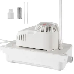VEVOR Condensate Pump, 1/12 HP, 90 GPH, 20 ft Lift, 115V Automatic AC Condensation Removal Pump with Safety Switch 20 ft Tubing, for Air Conditioner, Dehumidifier, HVAC, Furnace, Ice Maker Water Drain