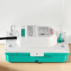 VEVOR Condensate Pump, 1/24 HP, 110 GPH, 24 ft Lift, 100-240V Automatic AC Condensation Removal Pump with Safety Switch & 20 ft Tubing, for Air Conditioner, Dehumidifier, HVAC, Furnace, Ice Maker
