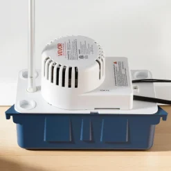 VEVOR Condensate Pump, 1/33 HP, 100 GPH, 22 ft Lift, 115V Automatic Condensation Removal Pump with Safety Switch & 20 ft Tubing, for Air Conditioner, Dehumidifier, HVAC, Furnace, Ice Maker Water Drain