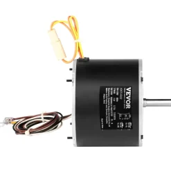 VEVOR Condenser Fan Motor 5KCP39BGS069S, 5KCP39BGY915S, 1/10 HP 208-230V, 1100RPM, OEM Standard Upgraded Replacement Condenser Motor Reversible Rotating, Explosion-proof CBB65 5μF/370V Capacitor