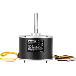 VEVOR Condenser Fan Motor 5KCP39GFS166S, 3S003, 1/5 HP 208-230V, 825RPM, OEM Standard Upgraded Replacement Condenser Motor Reversible Rotating, Explosion-proof CBB65 7.5μF/370V Capacitor