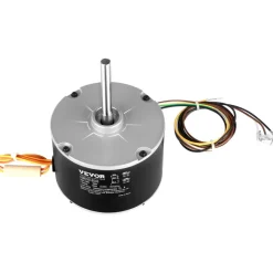 VEVOR Condenser Fan Motor 5KCP39GFS166S, 3S003, 1/5 HP 208-230V, 825RPM, OEM Standard Upgraded Replacement Condenser Motor Reversible Rotating, Explosion-proof CBB65 7.5μF/370V Capacitor
