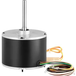VEVOR Condenser Fan Motor OGD1016, 1/6 HP 208-230V Condenser Fan Motor 1075RPM, OEM Standard Upgraded Replacement Condenser Motor Reversible Rotating, Explosion-proof CBB65 5μF/370V Capacitor