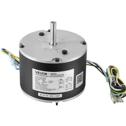 VEVOR Condenser Fan Motor with Capacitor, 1/8HP 825RPM 208-230V, Replacement for GE Genteq Carrier Bryant Payne 5KCP39KFUA99S D159176P01 X70370245010 X70370245-01 5KCP39GGV570S
