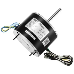 VEVOR Condenser Fan Motor with Capacitor, 1/4HP 825RPM 208-230V, Compatible with GE Genteq 5KCP39LFBE31S 5KCP39LFY534AS, Lennox 12Y65 (92W75), Carrier HC39GE242 HB39GQ232, Amana Janitrol 0131M00014PS