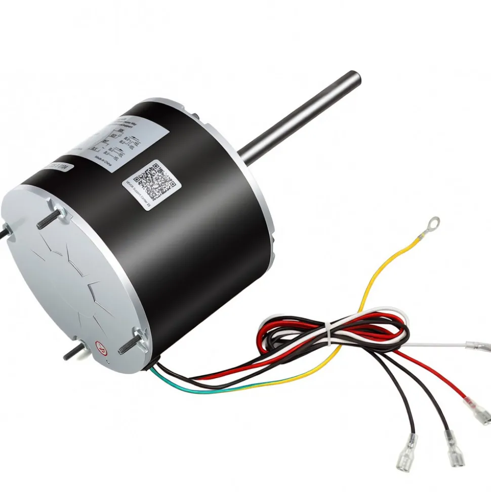 VEVOR Condenser Fan Motor with Capacitor, 1/5HP 1075/900RPM 208-230V, Replaces 12Y75, 97M49, 100483-02, 43W49, Compatible with Lennox Interlink Emerson K48HXGCK-4210 K48HXGFG-4294 YFK-150-6